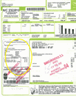 Recibo de energía eléctrica